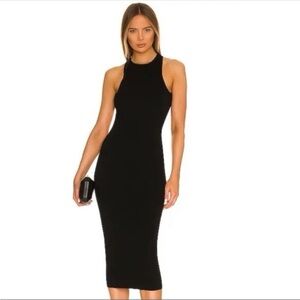 House of Harlow 1960 Elegant Black Midi Dress
